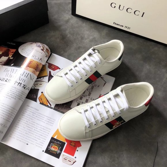 NEWGucci leather casual shoes for women